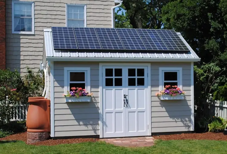 This Is How Much Solar Power You Need for A Shed – Man Cave Know How